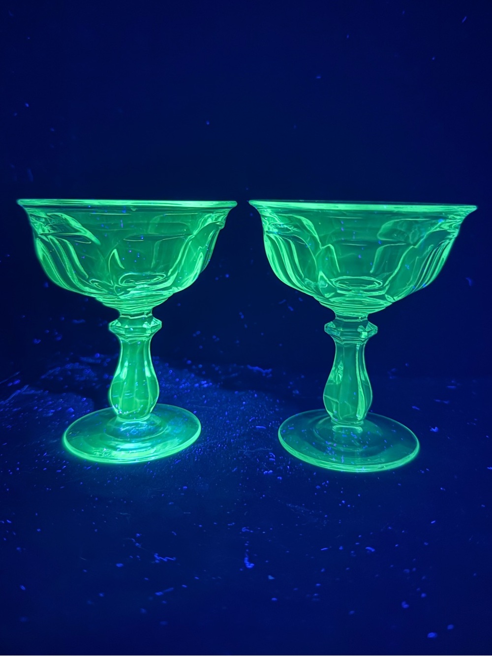 Vintage Imperial Crystal Sherbert/ Champagne "Old Williamsburg" Glasses (#266)